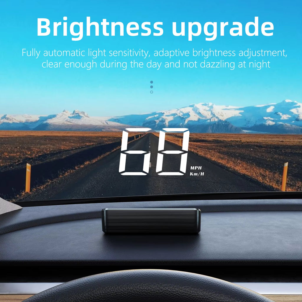 Auto Electronics GPS Head-Up Display HUD Projector Digital Car Speedometer Accessories with Speed Function